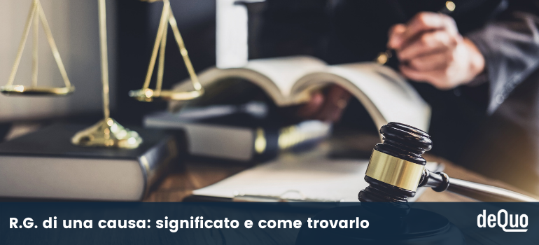 rg di una causa