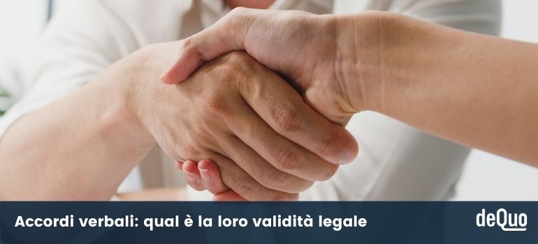 accordi verbali