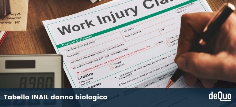 danno biologico da infortunio sul lavoro