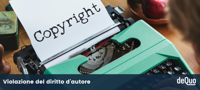 violazione diritto autore