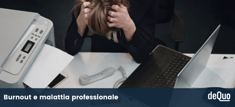burnout e malattia professionale