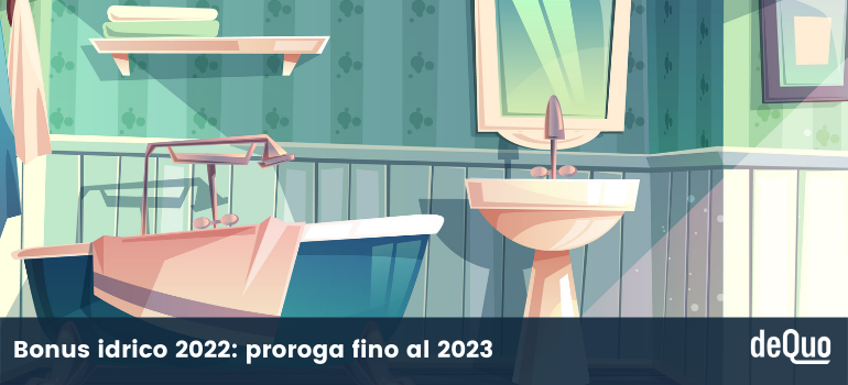bonus idrico 2022