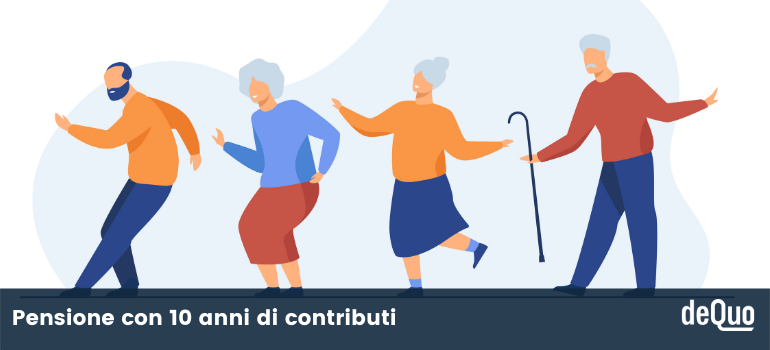 pensione con 10 anni di contributi 