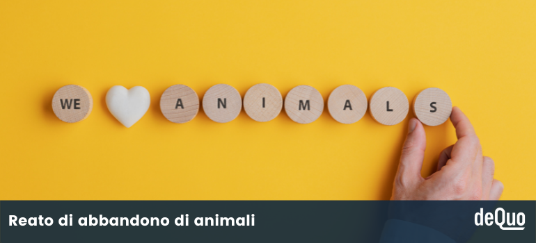 reato di abbandono di animali